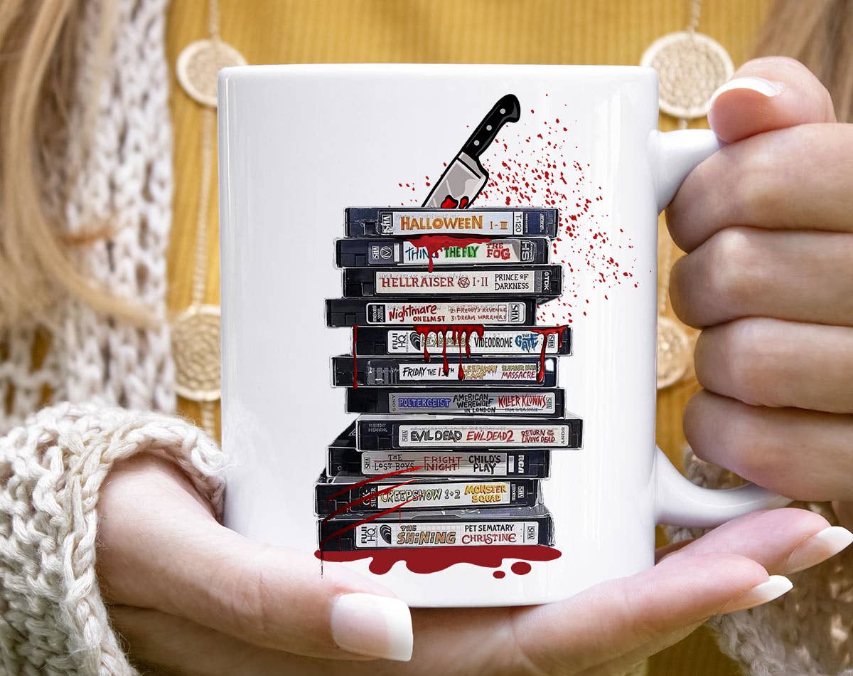 Halloween Horror Coffee Mug: 11oz White