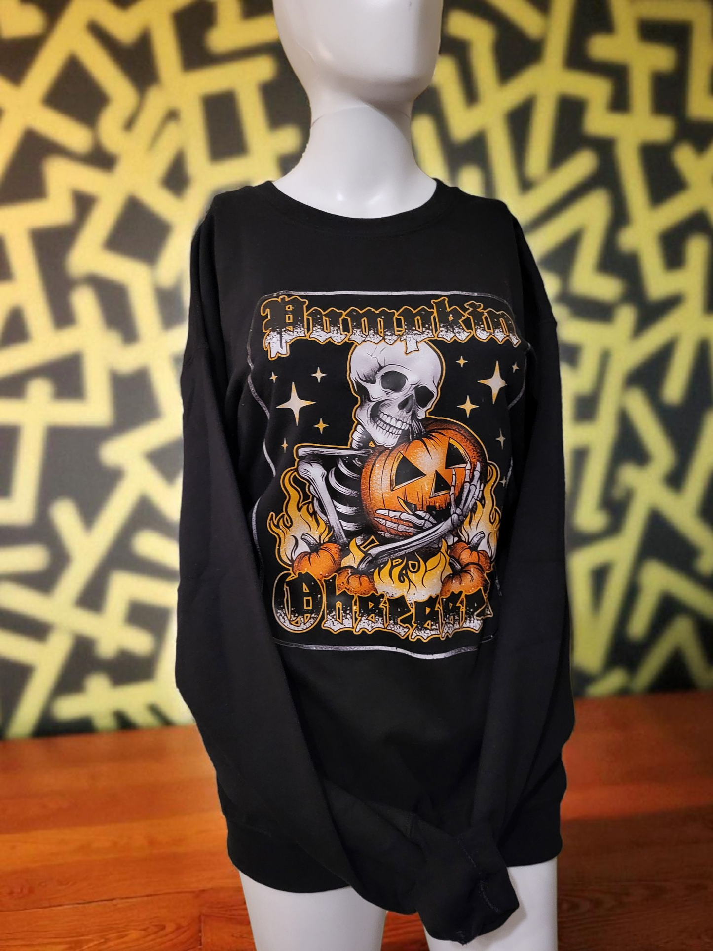 Pumpkin Obsessed Halloween Sweatshirt - Size: L