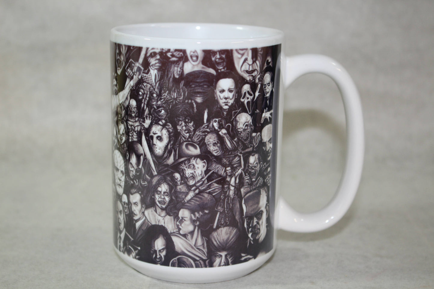 Classic Monster Movie Horror Collage Coffee Mug