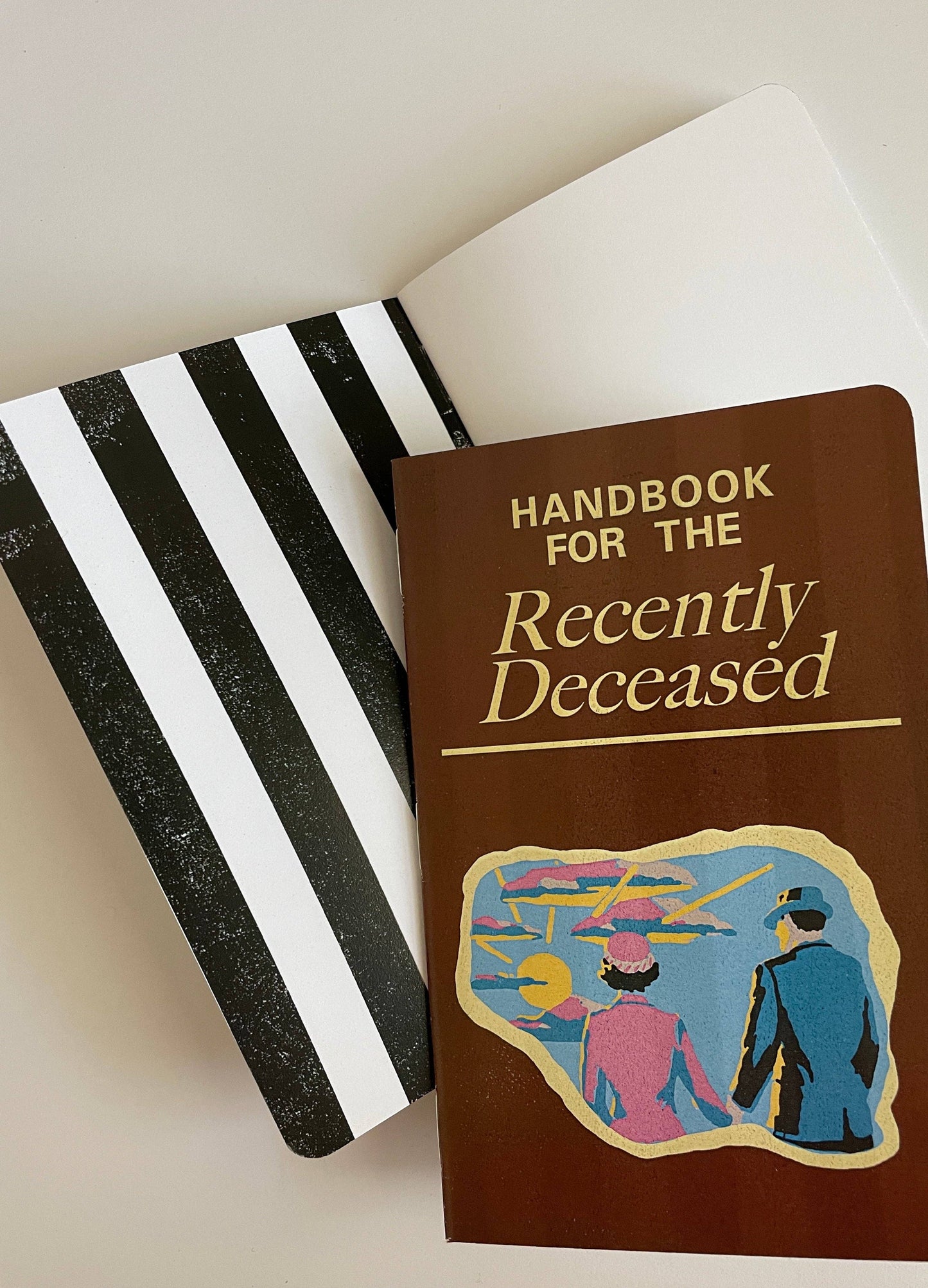Handbook for the Recently Deceased - Notebook/Journal - Horror Themed: Blank / 3.5" x 5.5"