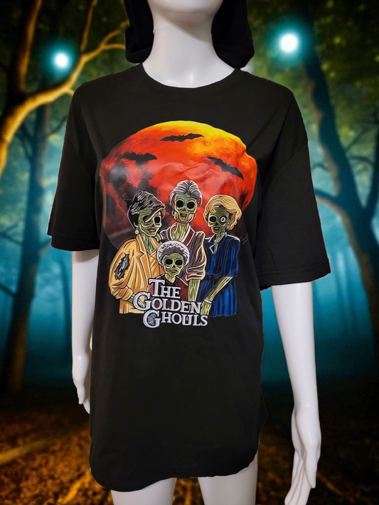 The Golden Ghouls Tee - Sizes: M/XL