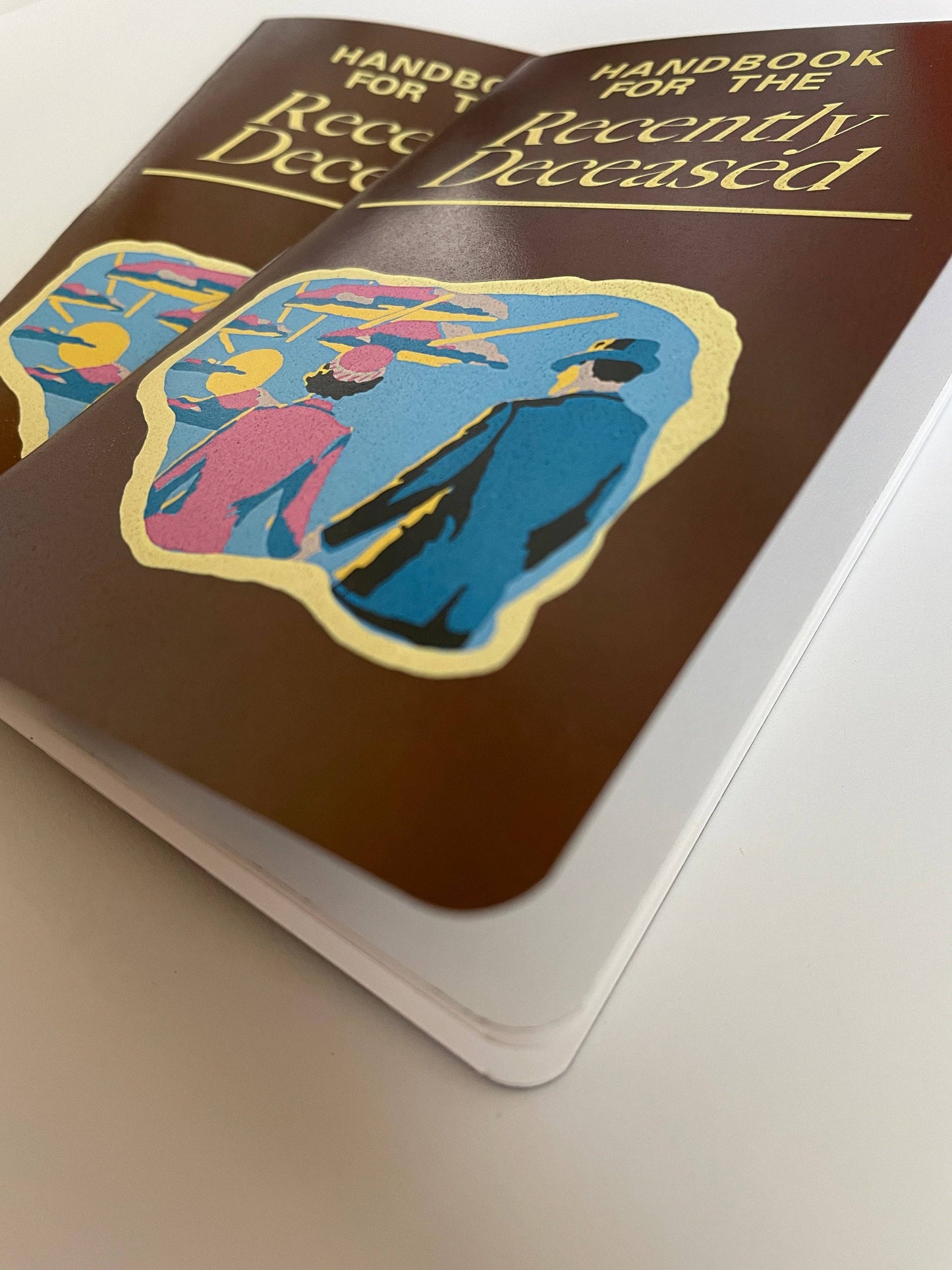 Handbook for the Recently Deceased - Notebook/Journal - Horror Themed: Blank / 3.5" x 5.5"