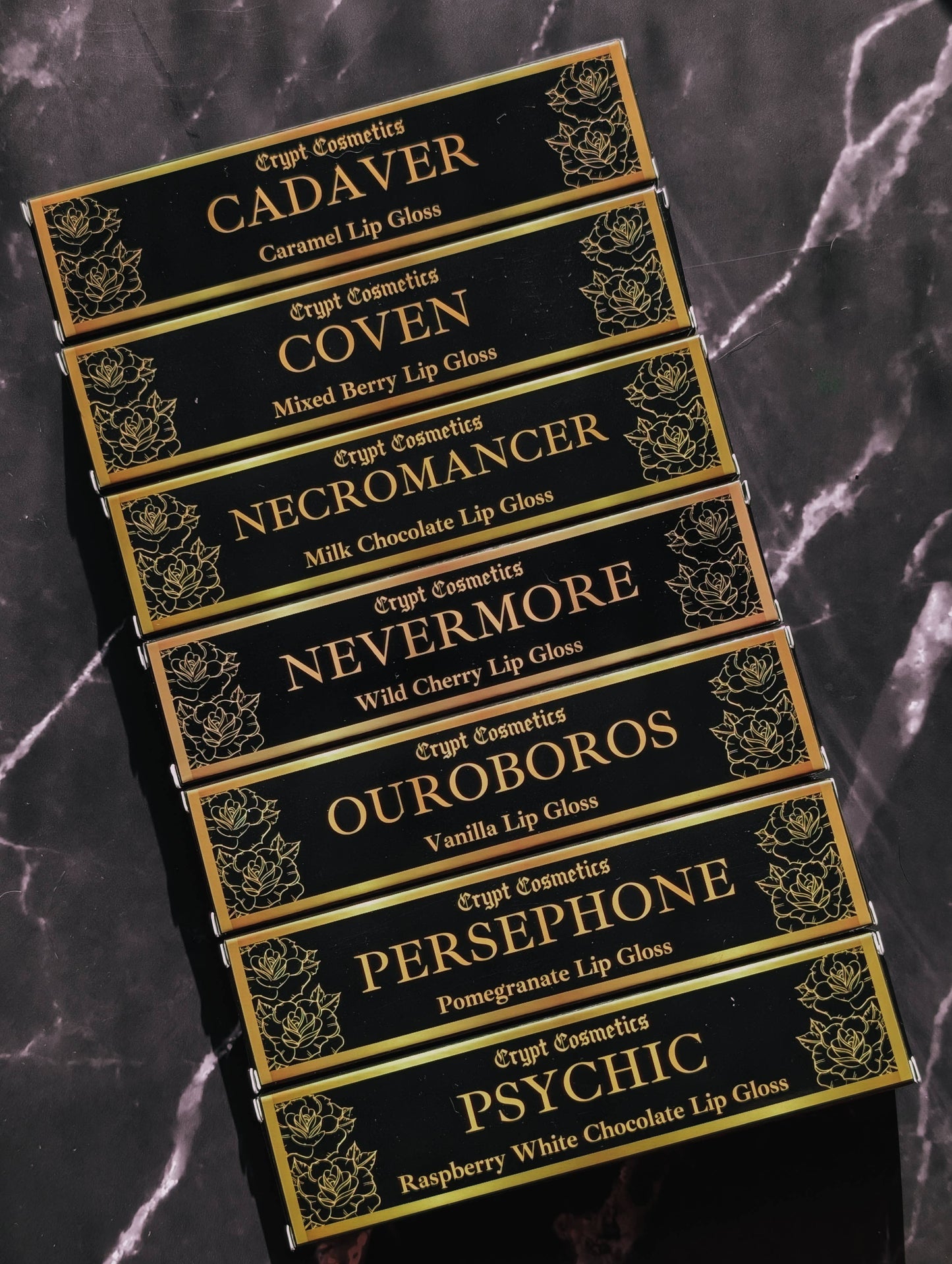 OUROBOROS - Black Colored vanilla Lip Gloss