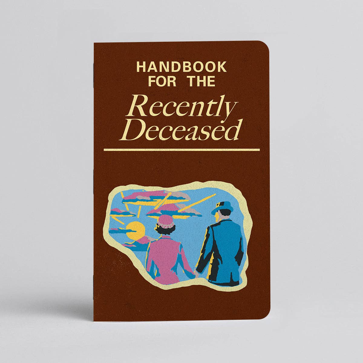 Handbook for the Recently Deceased - Notebook/Journal - Horror Themed: Blank / 3.5" x 5.5"