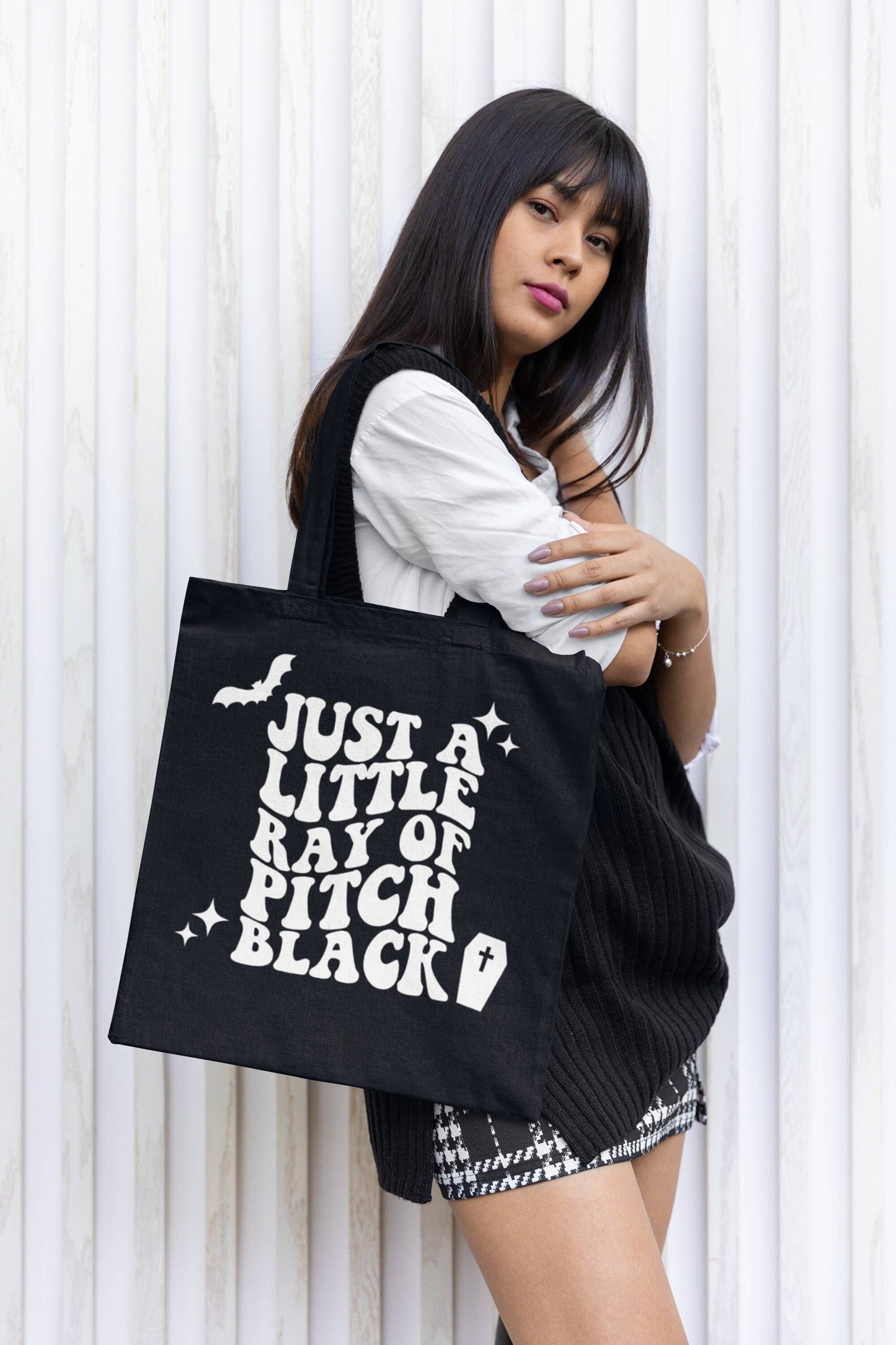 Just A Little Ray Of Pitch Black - Tote Bag