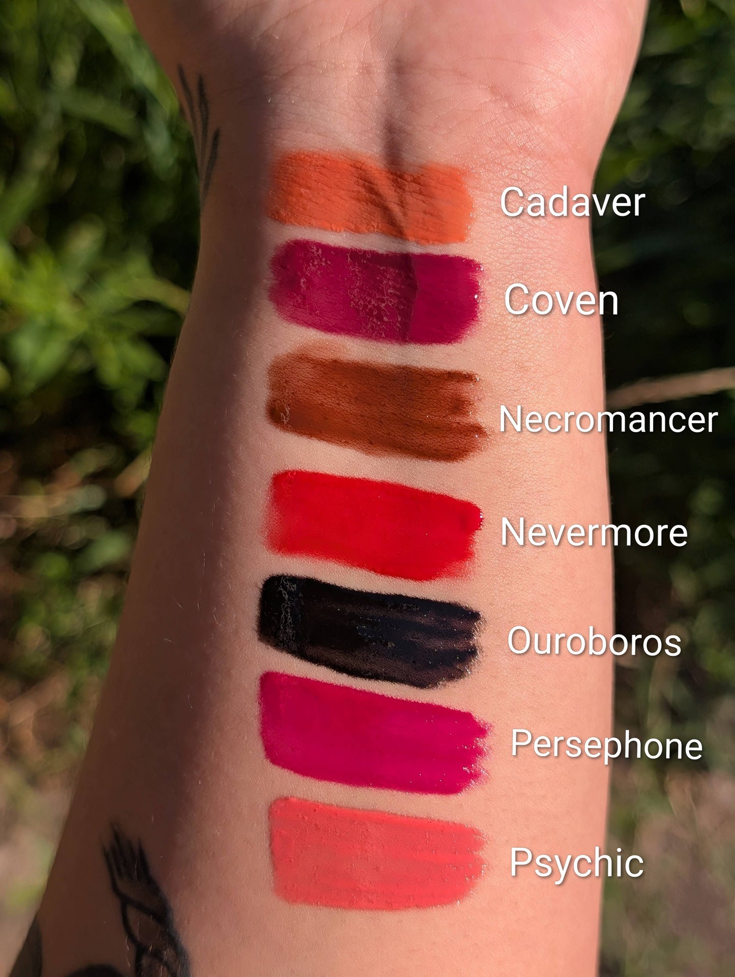 OUROBOROS - Black Colored vanilla Lip Gloss